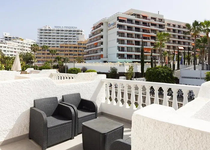 Home2book Charming Costa Adeje, Pool&terrace 美洲海滩